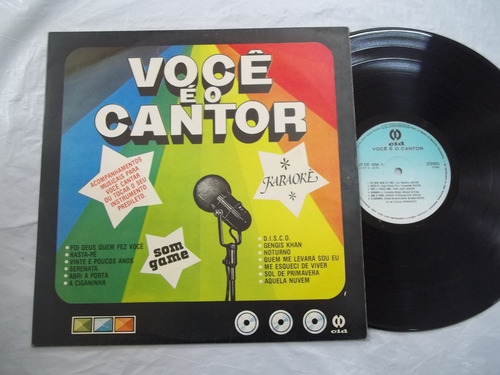 Vinil Lp - Voce É O Cantor Karaoke Gengis Khan Noturno Vol 1